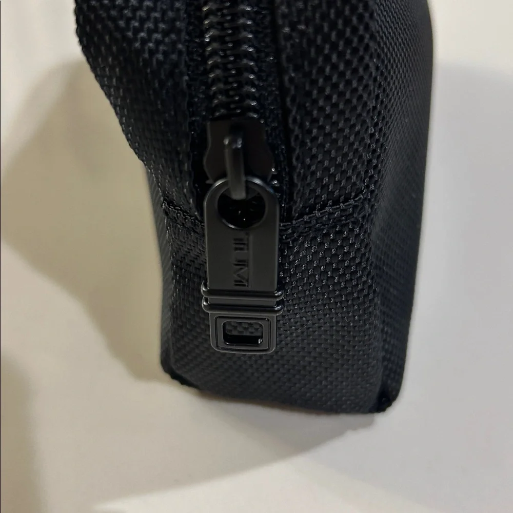Tumi Black Textured Pouch